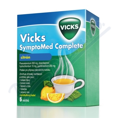 Vicks SymptoMed complete citrón por.plv.sol.5