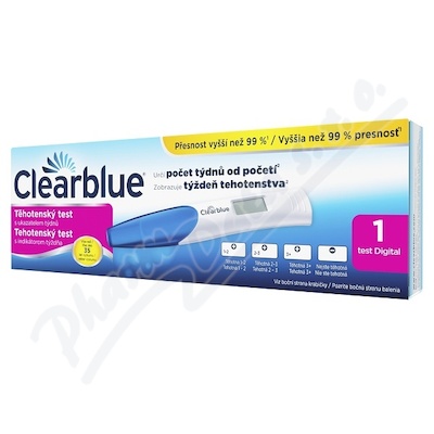 Clearblue cyfr.test ciążowy 1szt ze skaźnikiem tyg.
