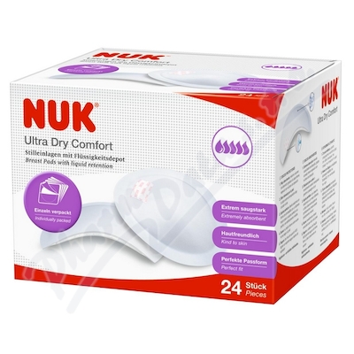 NUK Prsní polštářky 24ks Ultra Dry Comfort 252079