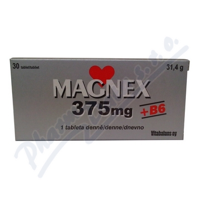Magnex 375mg + B6 tbl.30