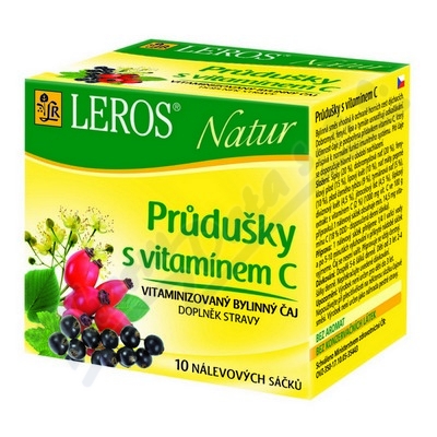 LEROS NATUR Průdušky s vitaminem C n.s.10x1.5g