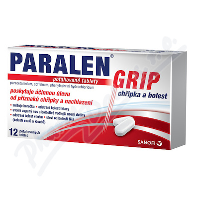 Paralen Grip Chřipka a bolest por.tbl.flm. 12 i