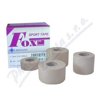 FOX SPORT TAPE-tejp. páska viskózní 2.5cmx12m 2ks
