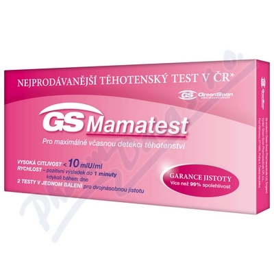 GS Mamatest 10 Test ciążowy 2szt ČR/SK