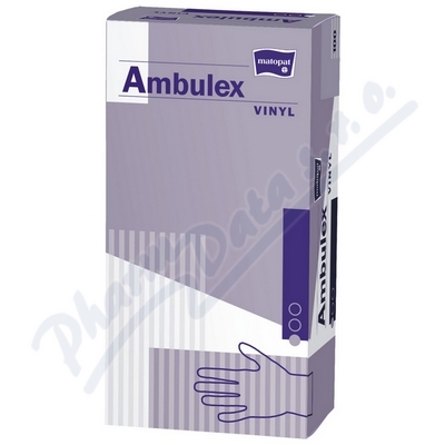 Ambulex Vinyl rukavice vinylové pudrované S 100ks