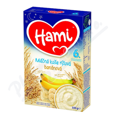 Hami ml.kaszka ryżowa o smaku bananowym DN 225g 6M