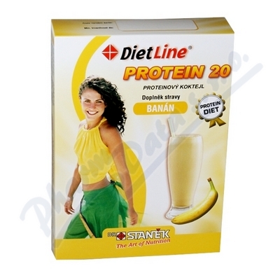 DietLine Protein 20 Koktajl Banan 3 saszetki 