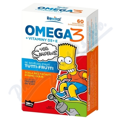 The Simpsons Omega 3+witaminy D i E cps.60