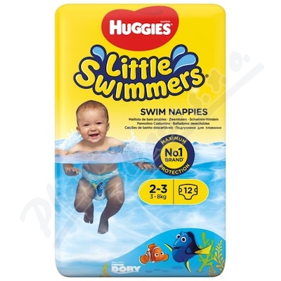 HUGGIES Little Swimmers rozm.2-3 3-8kg 12szt