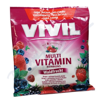 Vivil Multiwitamina owoce leśne 8 wit. bez cukru 60g