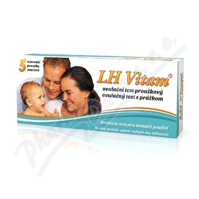 Biotter LH Vitam ovulační test proužkový 5ks