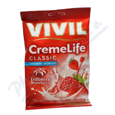 Vivil Creme life truskawka bez cukru 110g