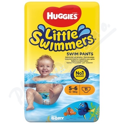 HUGGIES Little Swimmers rozm.5-6 12-18kg 11szt