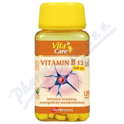 VitaHarmony Witamina B12 tbl.120 natychmiastowe działanie