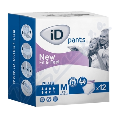 iD Pants Fit&Feel Medium Plus 12ks 552126512