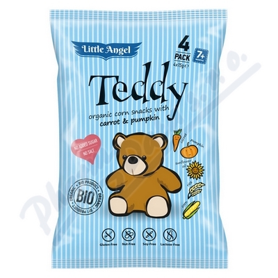 Bezglutenowy snack BIO Teddy dla dzieci 4x15g