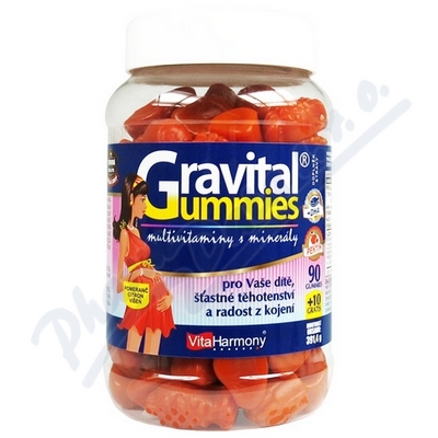 VitaHarmony Gravital Gummies 90+10 gummies gratis