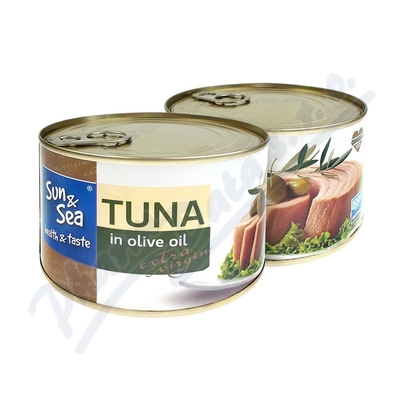 Tuńczyk w oleju z extra virgin 400g Sun&Sea