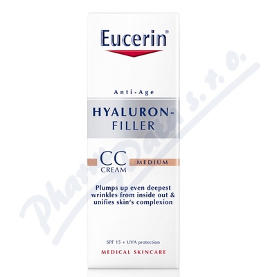 EUCERIN HYALURON FILLER CC krém středně tmavý 50ml