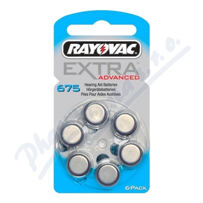 Rayovac Extra Adv.675 baterie do naslouchadel 6ks