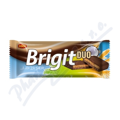 Brigit DUO - baton o smaku kokosowym 90g