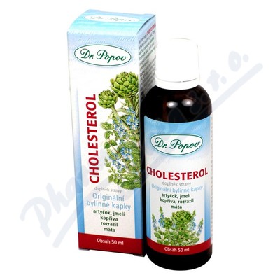 Dr.Popov Krople ziołowe Cholesterol 50ml