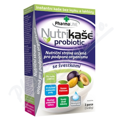 Nutrikaše Kaszka probiotic ze śliwkami 180g (3x60g)