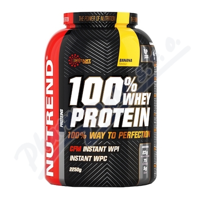 NUTREND 100% Whey Proteina banan 2250g