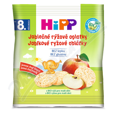 HiPP CIASTKA BIO Jabłkowo ryżowe wafle 30g