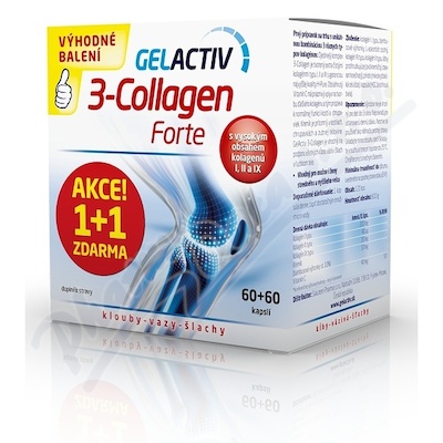 GelActiv 3-Collagen Forte cps.60+60 Gratis