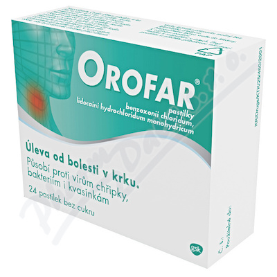 Orofar 1 mg/1mg pas. 24 CZ