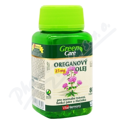 VitaHarmony Olej z Oregano 25 mg tob.80