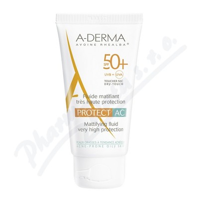 A-DERMA Protect AC Zmatňující fluid SPF50+ 40ml