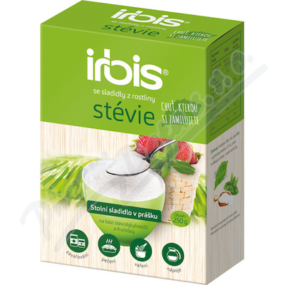 IRBIS słodzik z roślinnej Stewii - sypki 250 g
