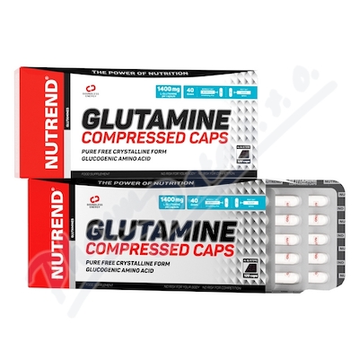NUTREND Glutamine compressed cps.120