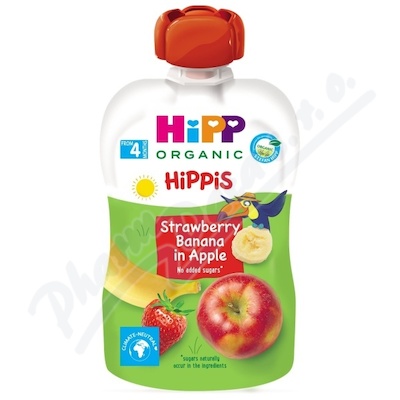 HiPP BIO 100% owoce Jabłko-Banan-Truskawka100g