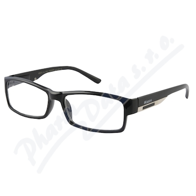 Brýle čtecí +3.00 FLEX černé s kov.doplňkem