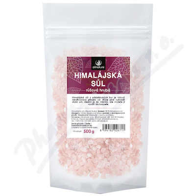 Allnature Himalajska sól różowa gruboziarnista 500 g