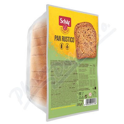 SCHAR PAN RUSTICO chleb wieloziarnisty bezglutenowy 250g