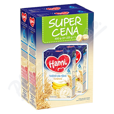 Hami kaszka Super Cena 2x225g ml. ryż. banan DN