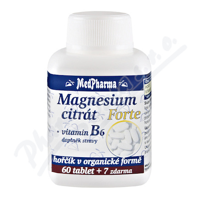 MedPharma Magnez cytrynian Forte B6 tbl.67