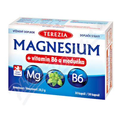 TEREZIA Magnez+witamina B6 i melisa cps.30