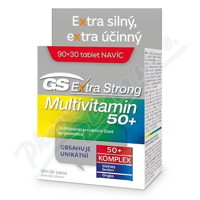 GS Extra Strong Multiwitamina 50+ tbl.90+30 2019
