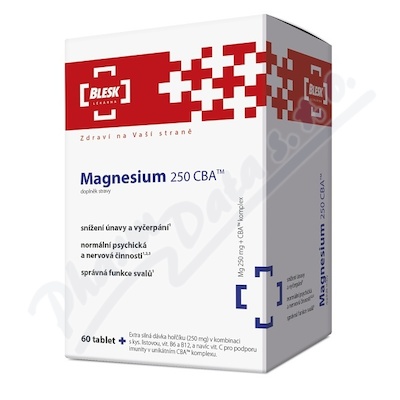 BLESK Magnesium 250 CBA tbl.60