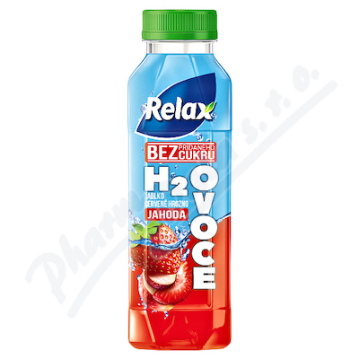 Relax H2Owoce jabłko-czer.winogron-truskawka 0.4l PET
