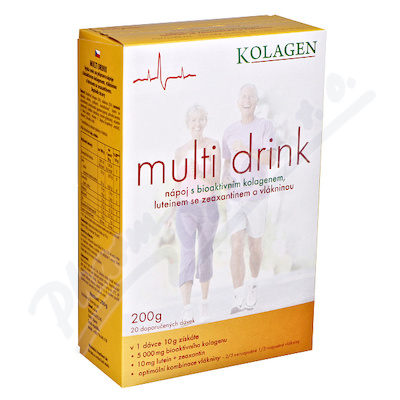 Multi Drink s kolagenem a luteinem 200g
