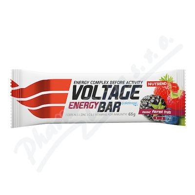 NUTREND Voltage Energy bar lesní plody 65g