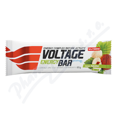 NUTREND Voltage Energy bar lískový oříšek 65g