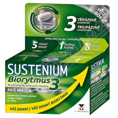 Sustenium Biorytmus 3 multiwitamina MĘŻCZYZNA 60+ tbl.30