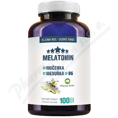 Melatonin Męczennica Melisa B6 100 tabletek